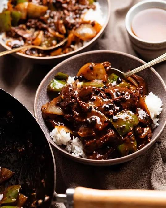 Black Bean Beef served at Hop Tung