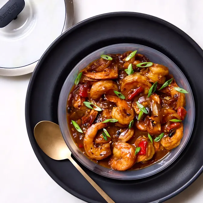 Black Bean Scallop & Shrimp served at Hop Tung