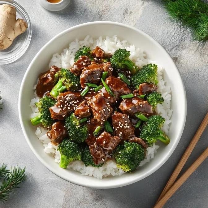 Broccoli Beef served at Hop Tung