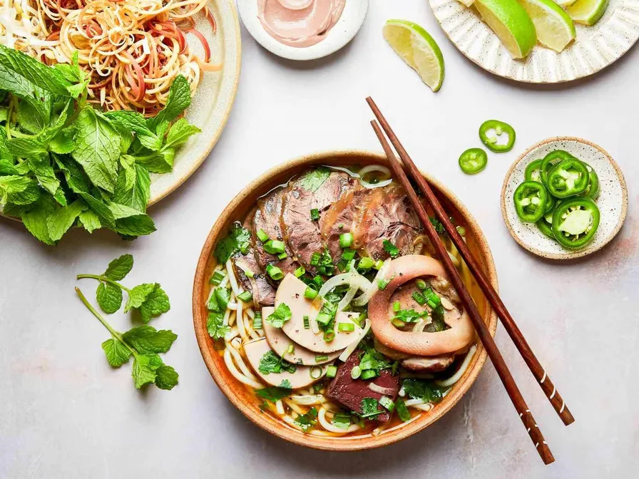 Bun Bo Hue served at Hop Tung