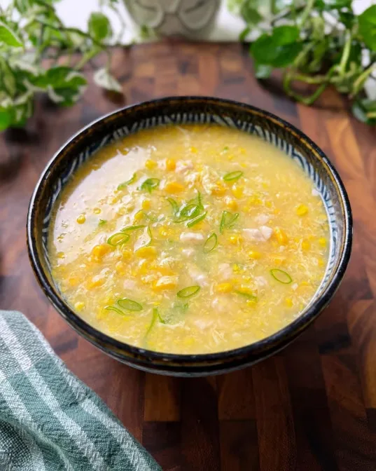 Chicken Corn Soup served at Hop Tung