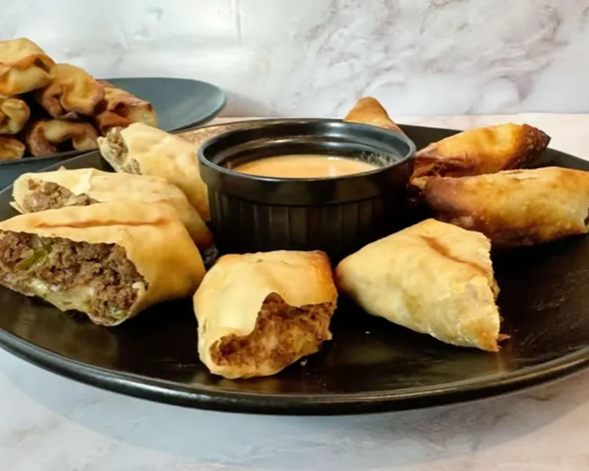 Chinese Egg Rolls (2) served at Hop Tung