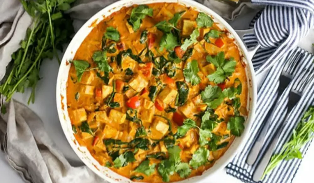 Curry Tofu served at Hop Tung