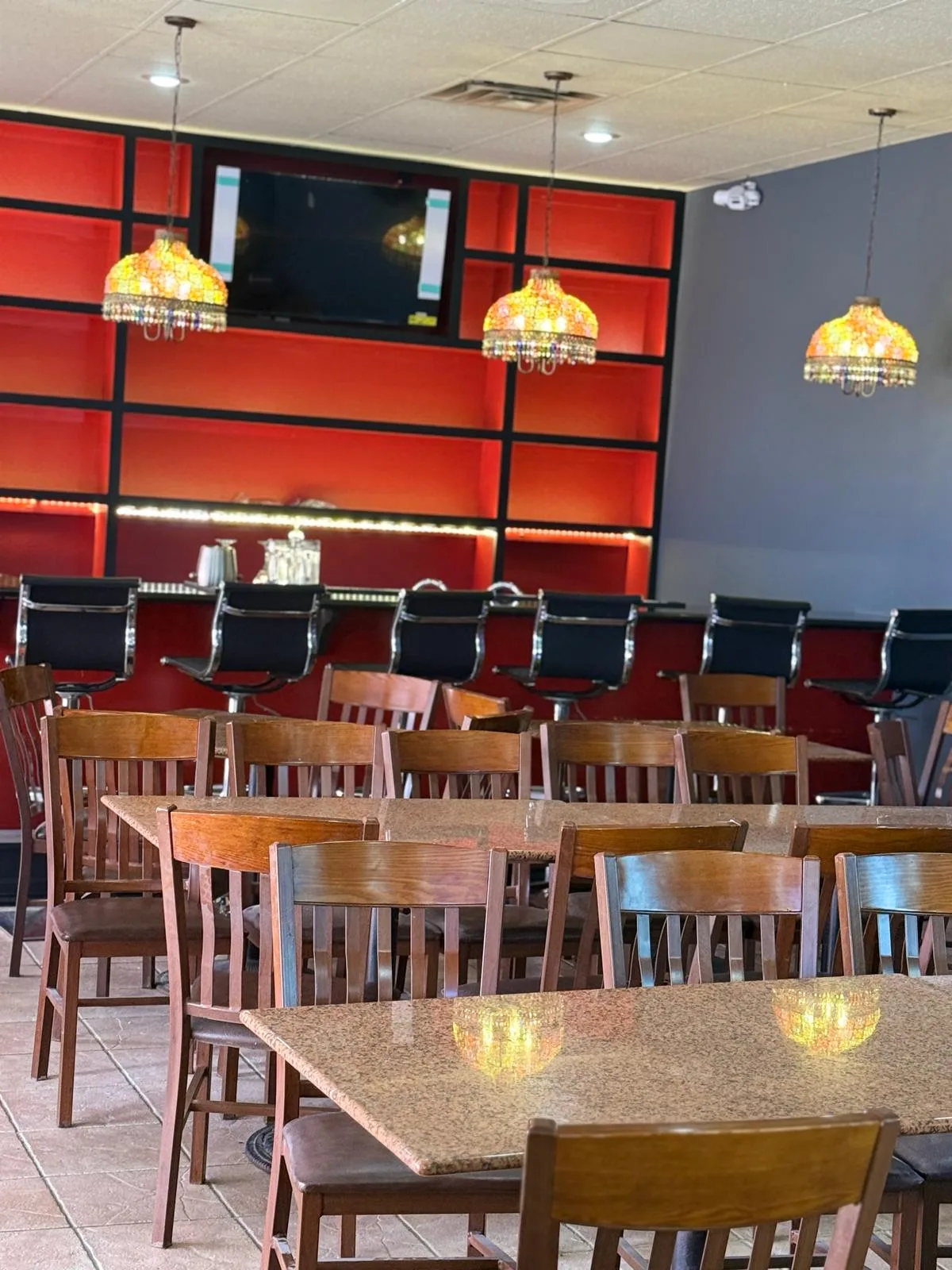 Dining room and bar at Hop Tung in McAllen, TX