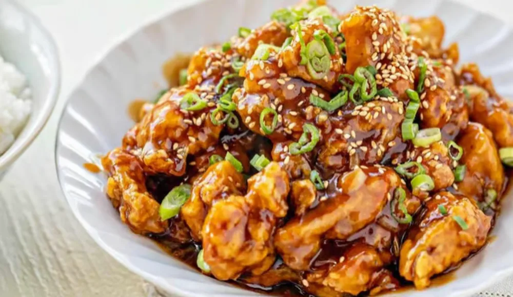Orange Chicken at Hop Tung
