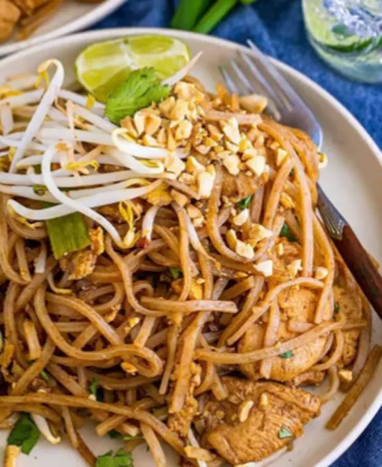 Pad Thai Chicken served at Hop Tung