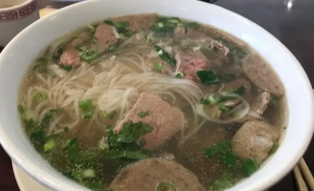 Pho Brisket and Meatball served at Hop Tung