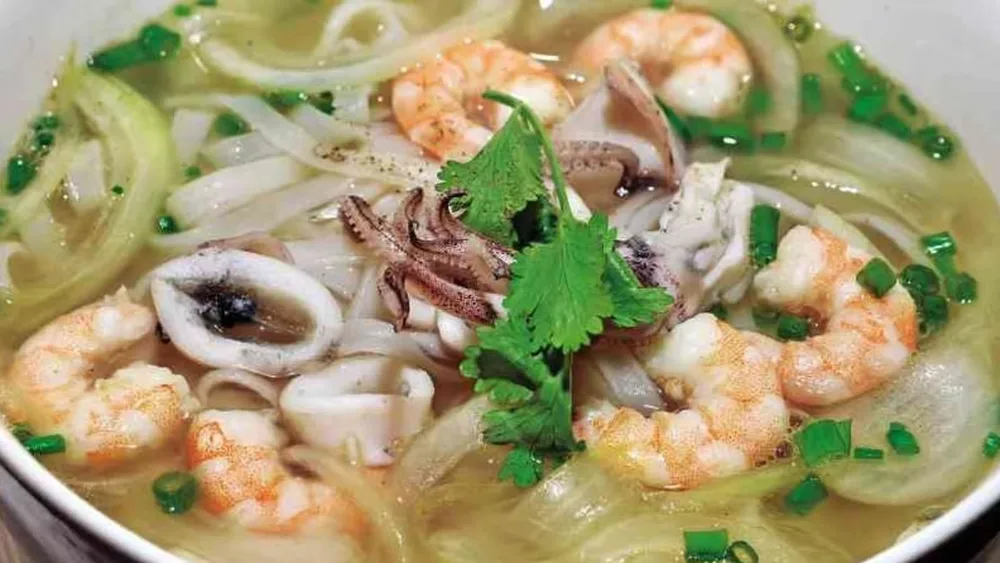 Pho Shrimp served at Hop Tung