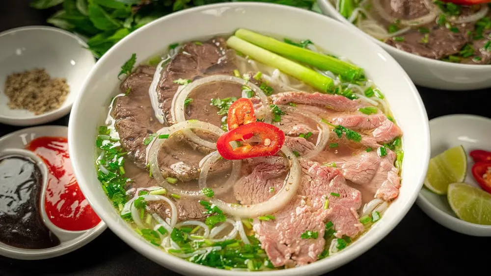 Pho Steak served at Hop Tung