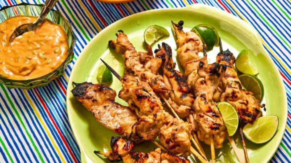 Satay Chicken served at Hop Tung