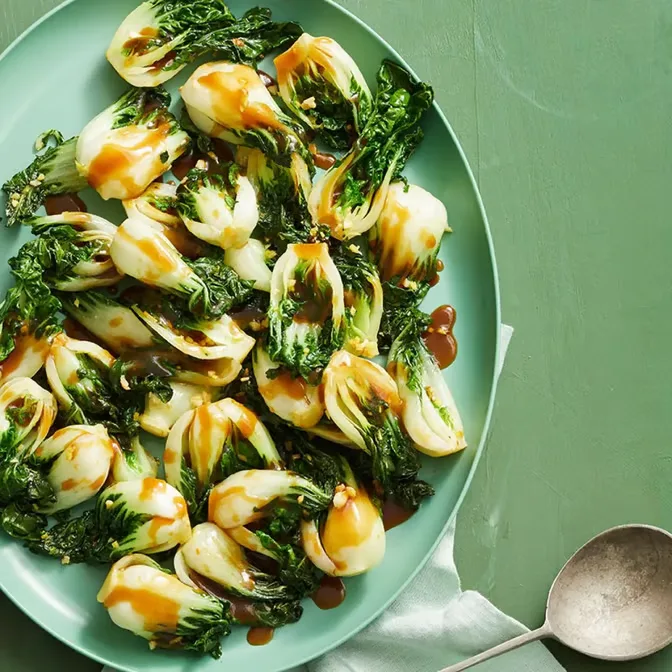 Sautéed Baby Bok Choy served at Hop Tung