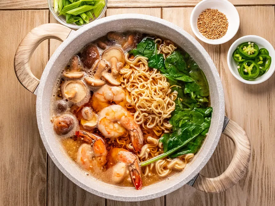 Seafood Noodle Soup served at Hop Tung