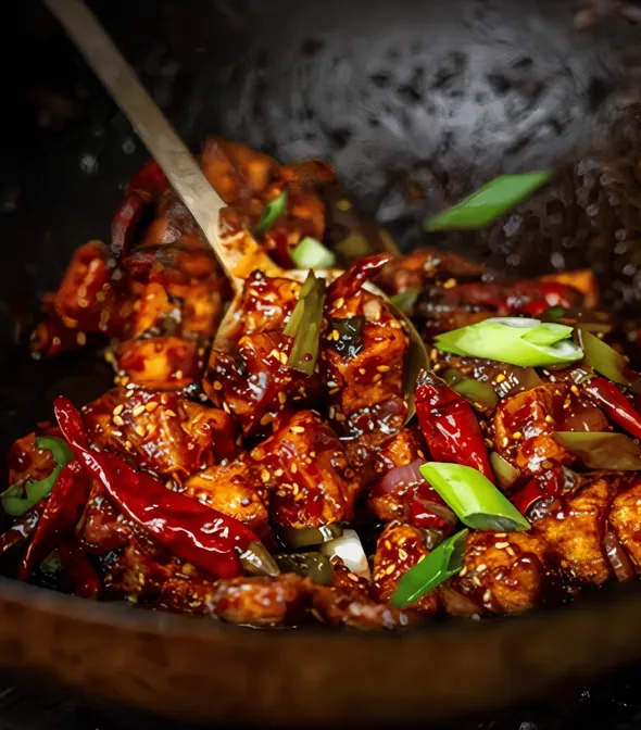 Spicy Fried Tofu served at Hop Tung