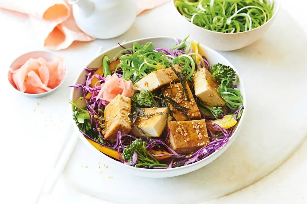 Tofu Salad served at Hop Tung
